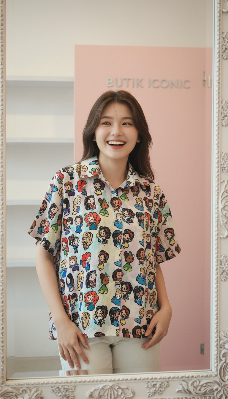 Kemeja karakter Honey Bunny - R