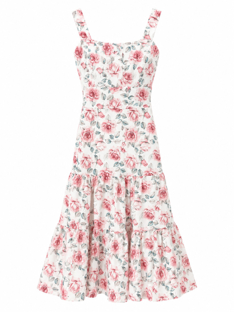 Annika Rose Midi Dress  - Gambar Galeri