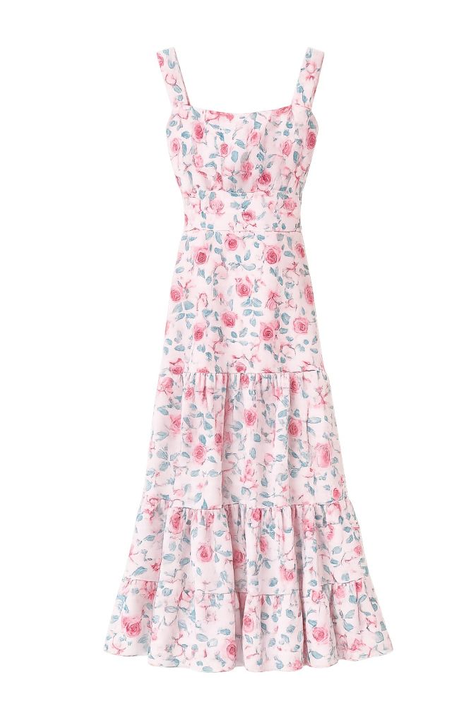 Annika Rose Midi Dress  - Gambar Galeri