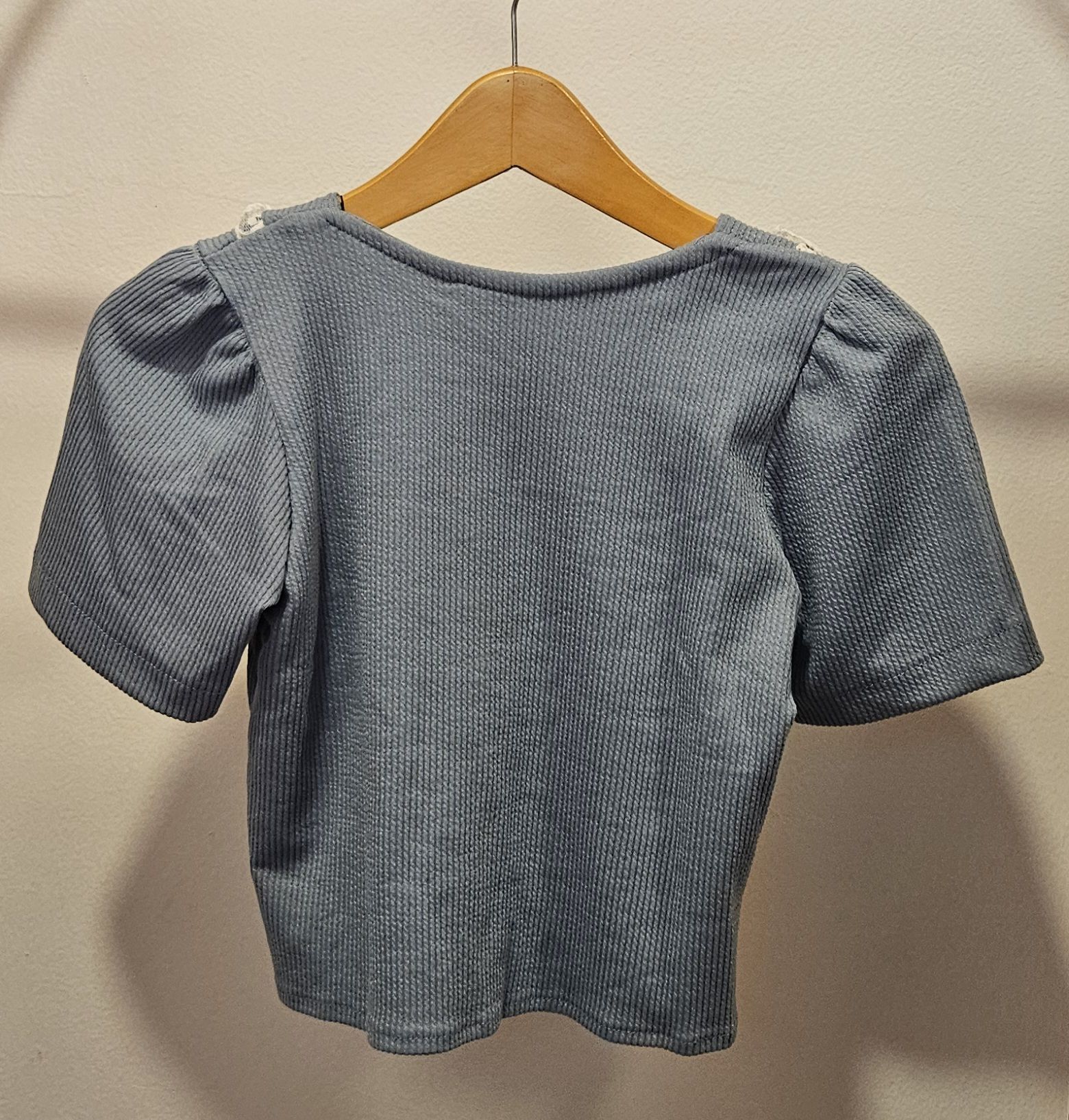 Blus Rib Vintage - Gambar Detail 6