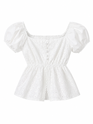 Camellia Eyelet Top 