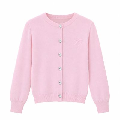 Seraphina Ribbon Button Knit Cardigan