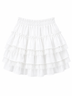 Elowen Lace Tiered Skirt