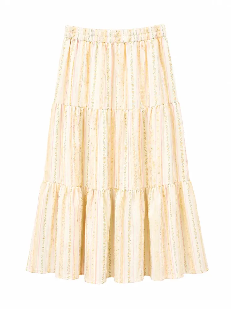Elysia Cottage Tiered Skirt  - Gambar Galeri
