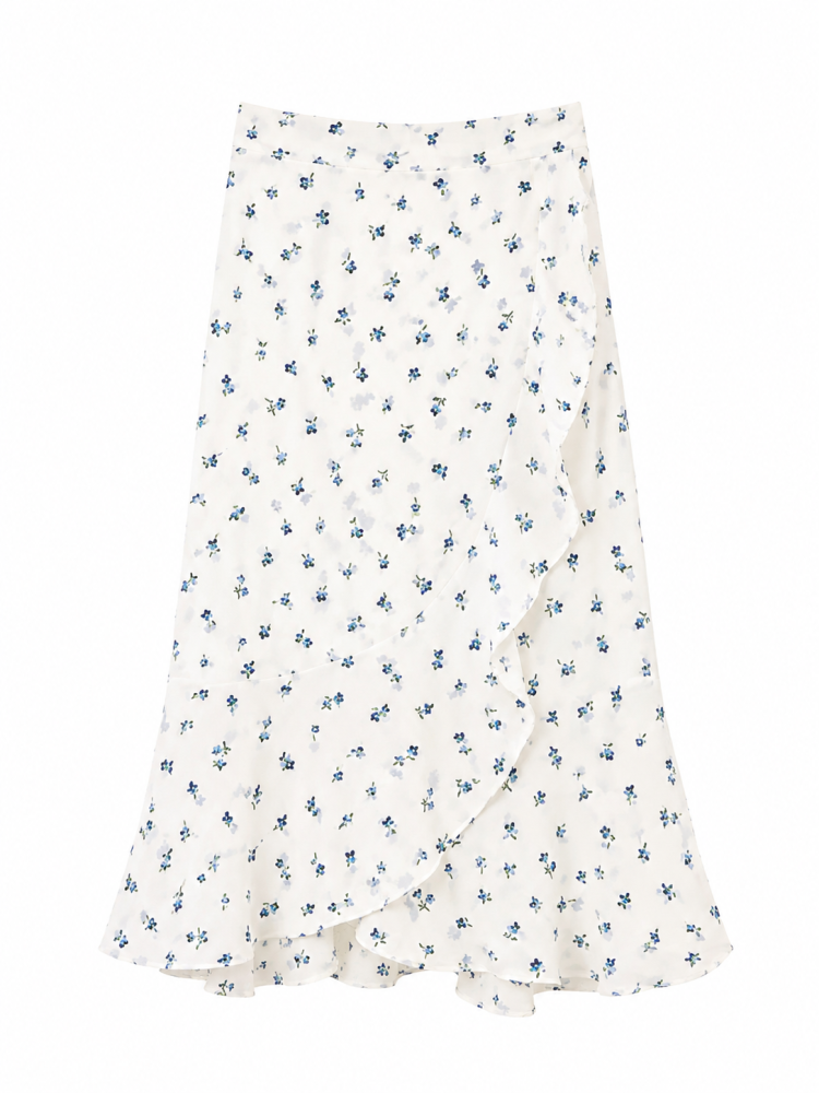 Fiorelle Ruffle Wrap Skirt  - Gambar Galeri