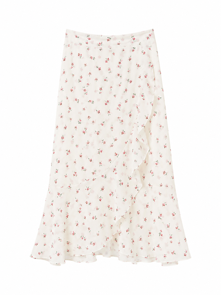 Fiorelle Ruffle Wrap Skirt  - Gambar Galeri