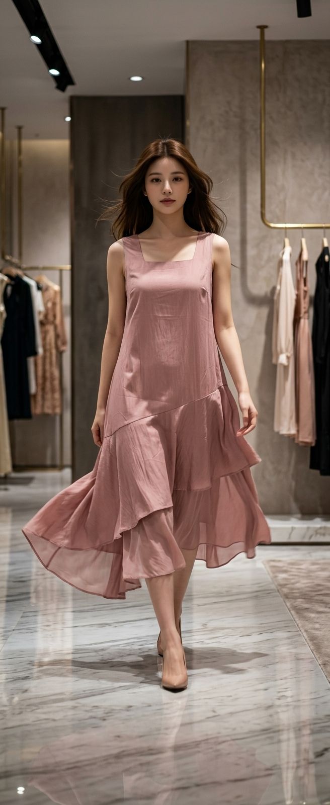 Hello Fashion Sleeveless Dress