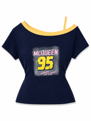 Lightning McQueen 95 Off-Shoulder Tee