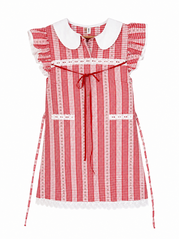 Margot Ribbon Dress  - Gambar Galeri
