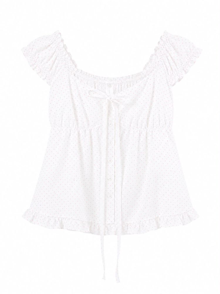 Marie Polka Top - Gambar Galeri