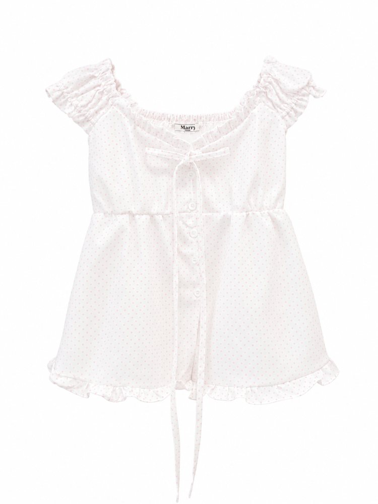 Marie Top Polkadot - Gambar Galeri