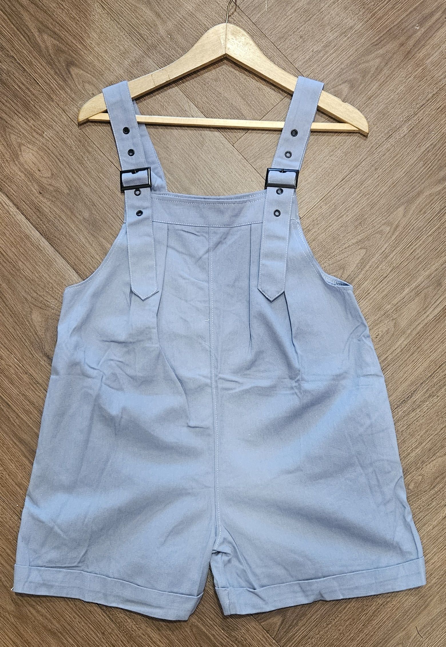 Overall Pendek Biru Muda - Gambar Detail 3