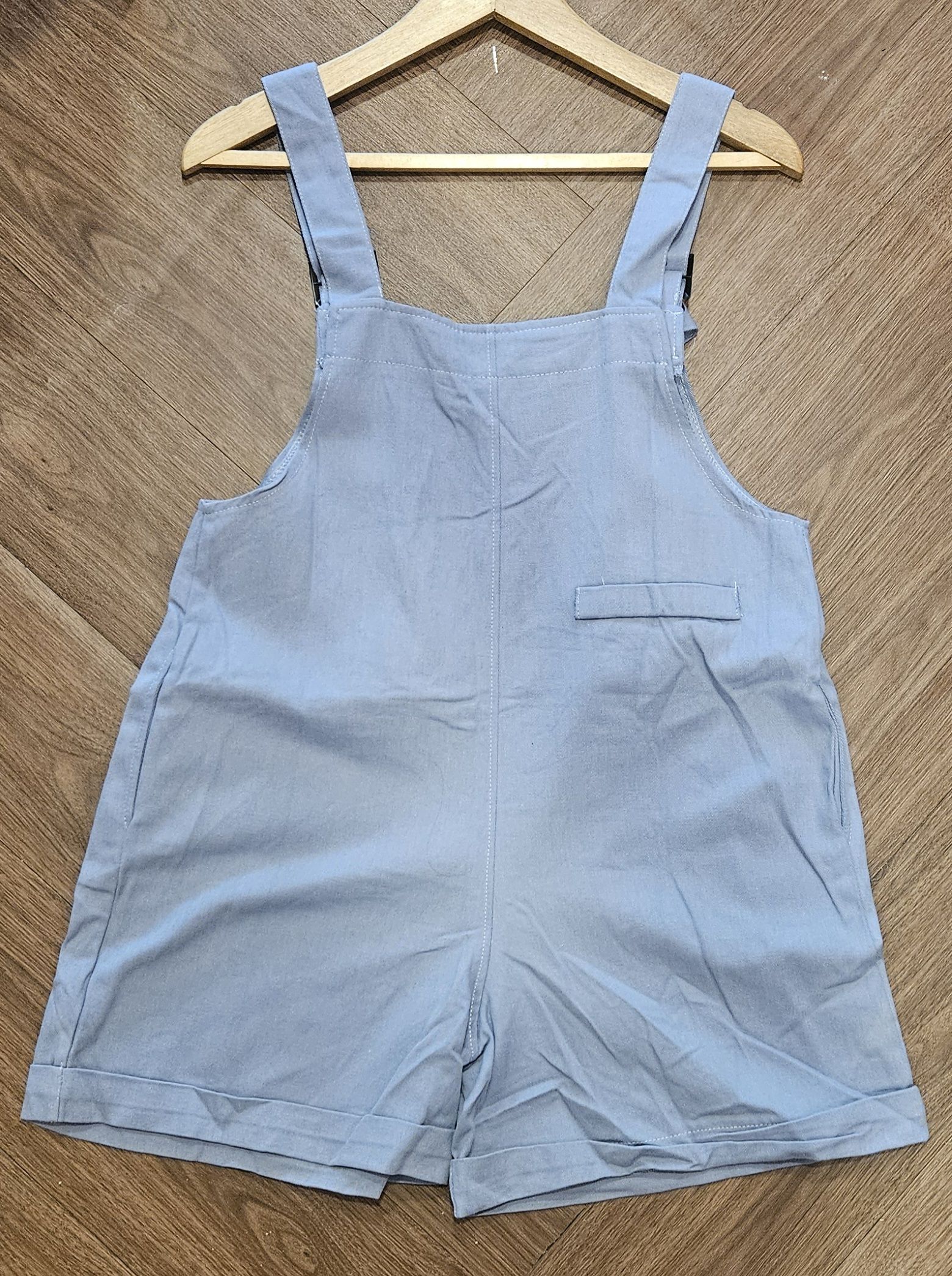 Overall Pendek Biru Muda - Gambar Detail 4