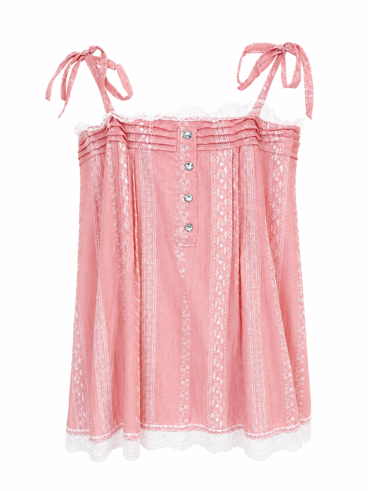 Rose Ribbon Cami Top - Gambar Galeri