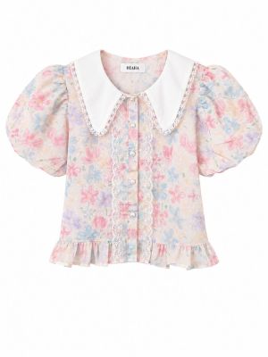 Scalloped Peter Pan Blouse