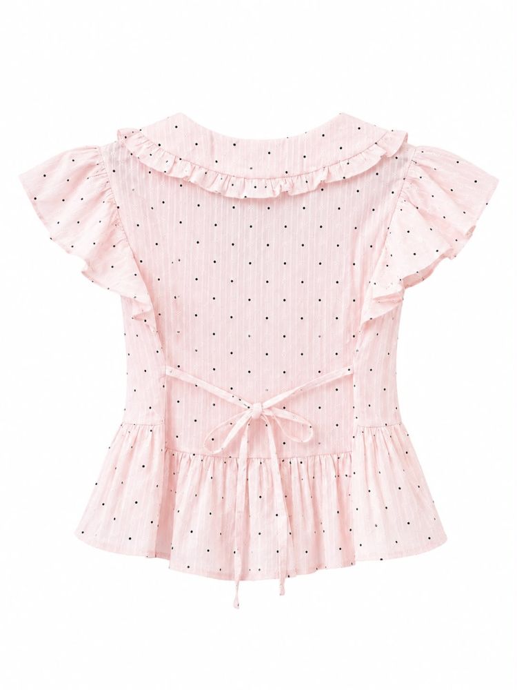 Lunelle Polka Top - Gambar Galeri