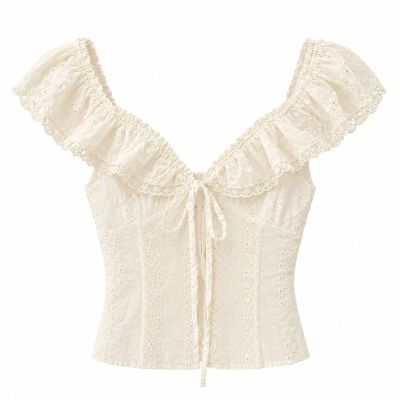 Vintage Broderie Anglaise Corset Top