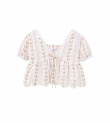 Vintage Floral Lace Blouse