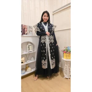 Shayla Dress Gamis Lebaran Hitam