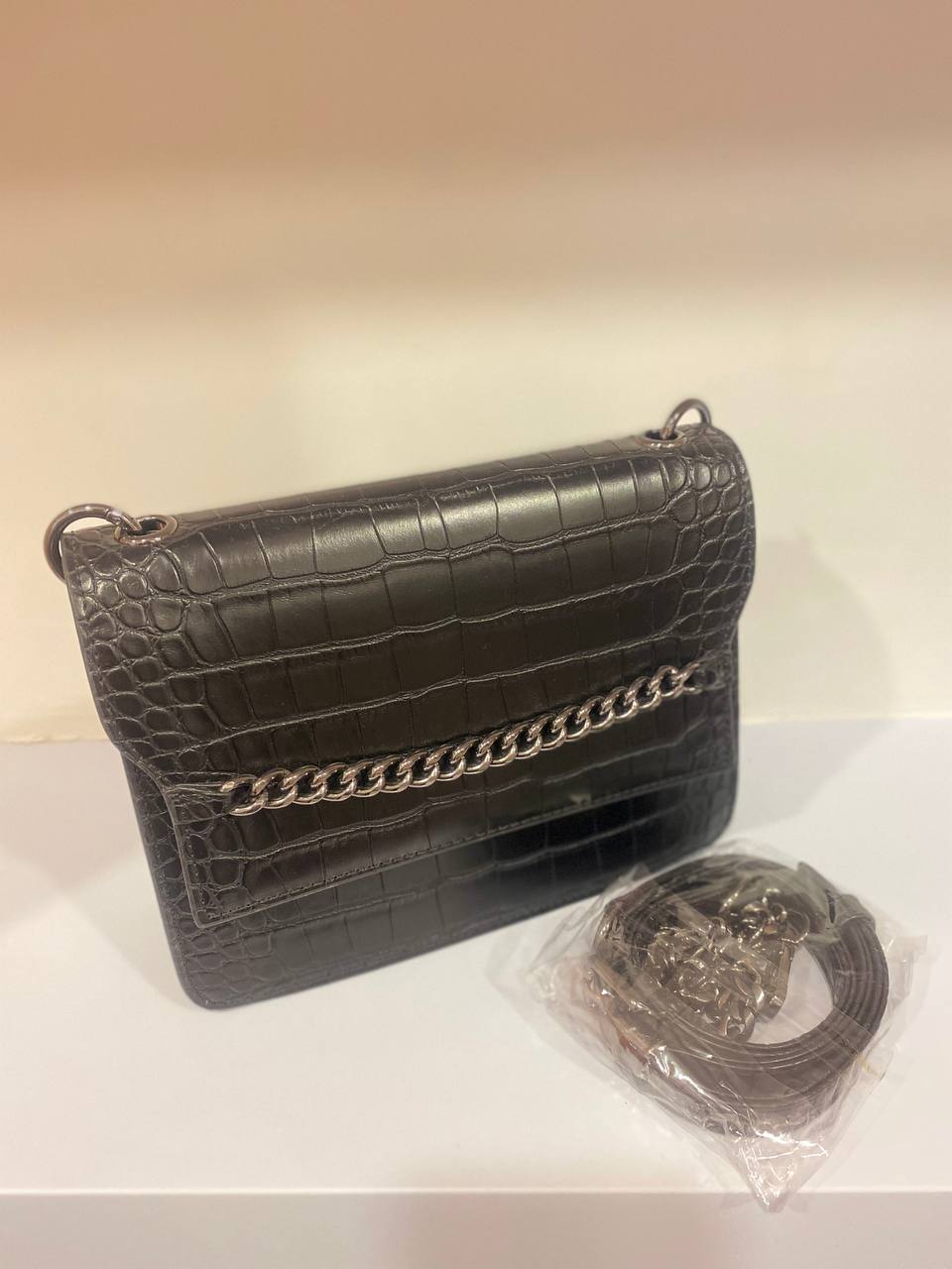 Tas Selempang Motif Kulit Buaya - Gambar 3